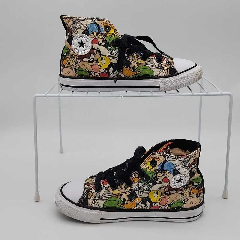 Converse Chuck Taylor All Star High Top Looney Tunes Sneakers, Size Youth 10